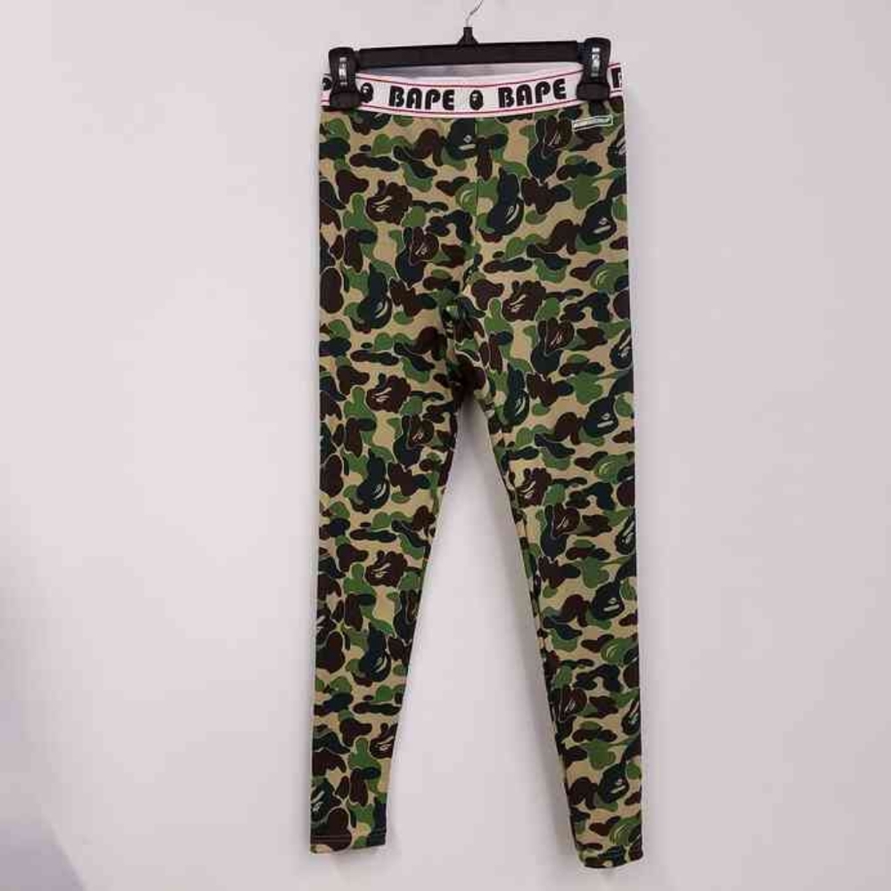 🔥ULTRA RARE🔥 BAPE Camo ABC 1st Leggings size XS Hype